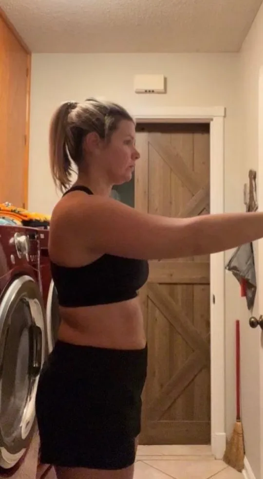Client before starting Boss Bodies online coaching